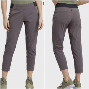 Prana Hybridizer Pants Hiking Pull-On Stretch Elastic Waist Ripstop